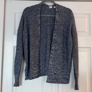 GAP Blue Knit Open Cardigan Sweater